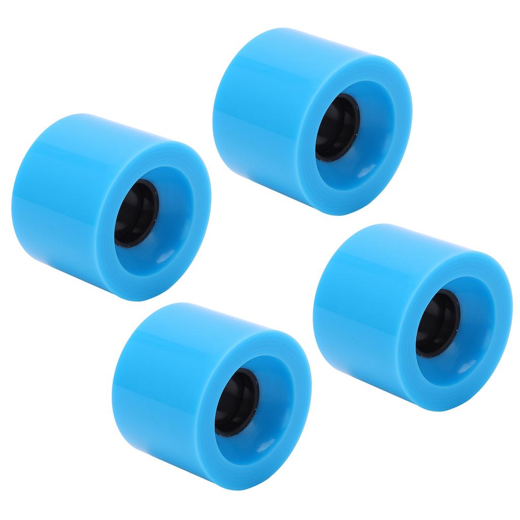 PUENTE 4pcs 60x45mm Skateboard Wheels 78A Longboard Cruiser Wheels Replacement PartsBlue