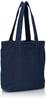 F-Style 9-Liter Bio-Wash Denim Tote Bag with Stars and Stripes Patch, Dark Navy (F-SD010768)