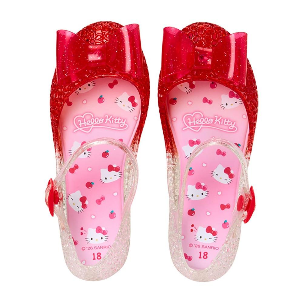 Sanrio Kids Clear Sandals Princess Shoes Dress Recital Graduation Ceremony Summer Children s Hello Kitty 18cm 749834