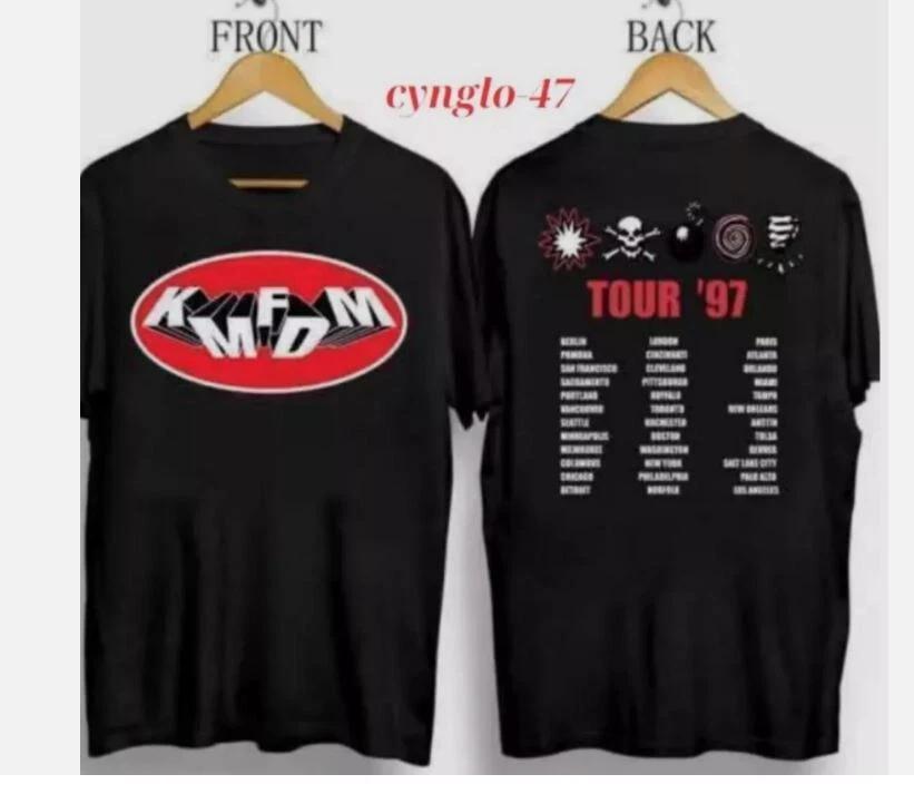 

Kmfdm Concert Symbols T-Shirt 1997 Tour Shirt Band Music All Size Hot Fans Gift 2XL