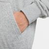 Nike Club Zip-up Terry Hooded Top 'Dark Grey Heather Light Smoke Grey White' Men's FN3885-063