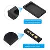 ABIY-4 Inch Chinese Calligraphy Ink Stone with Ink Stick, Rectangle Ink Stone Tray for Traditional Calligraphy Practice