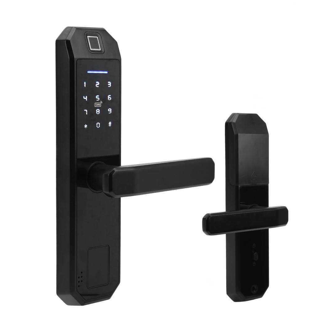 Smart Keyless Entry Door Lock Password Biometric Fingerprint Card Key Lock for Office Home Security