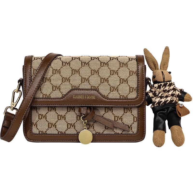 New Fashionable Crossbody Bag, Small Square Bag, Trendy Bags, High-end Texture, Niche Versatile Shoulder Bag, Women's Bag