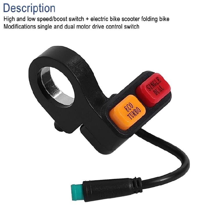 Precise Engineered Doublel Drive Control Switches 5 Pin Design With Headlight Feature For Scooter Motor And Light System