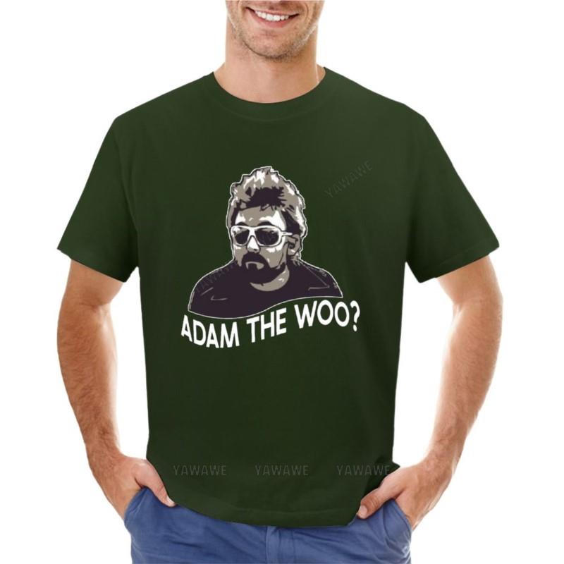 Men Tshirt Adam the Woo TShirt Shirt Korean Fashion Blank T Shirts Aesthetic Clothes T Shirt Men Black Tshirt Men