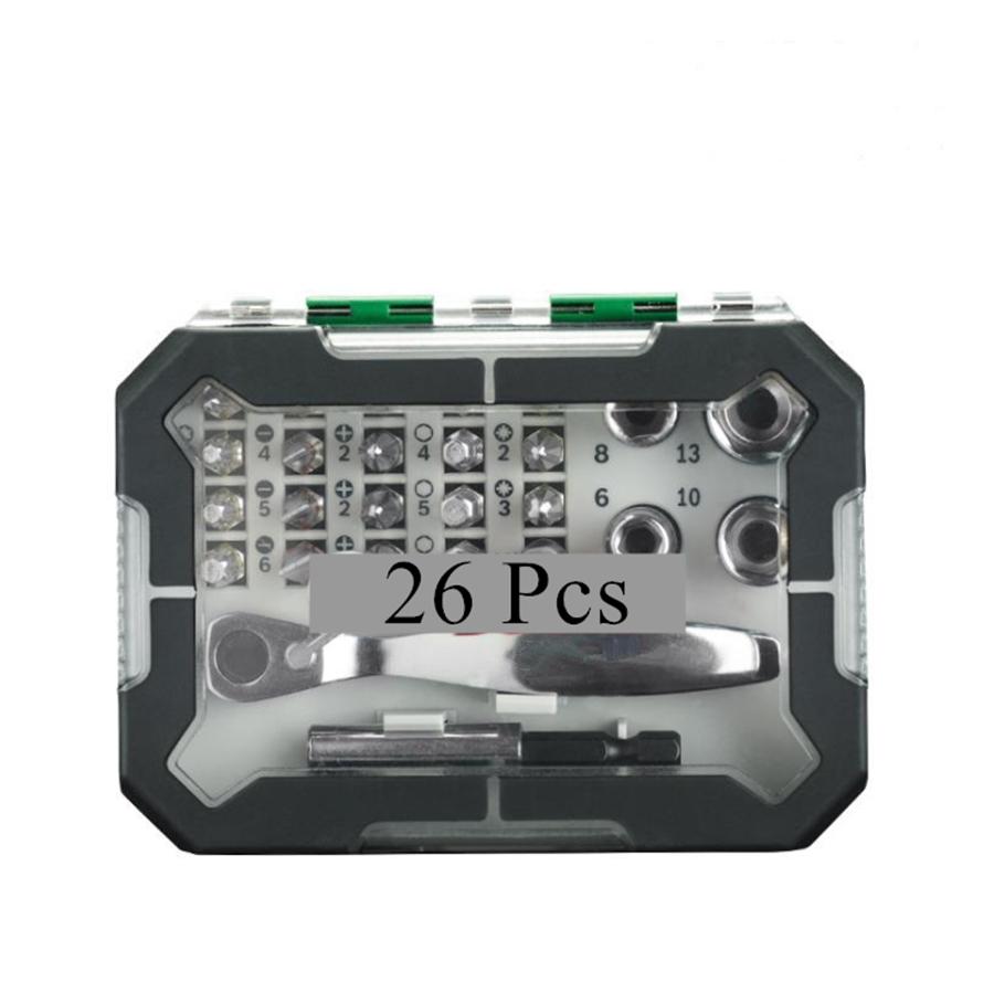 Suitable for all common power tool brands and manual screwdrivers.