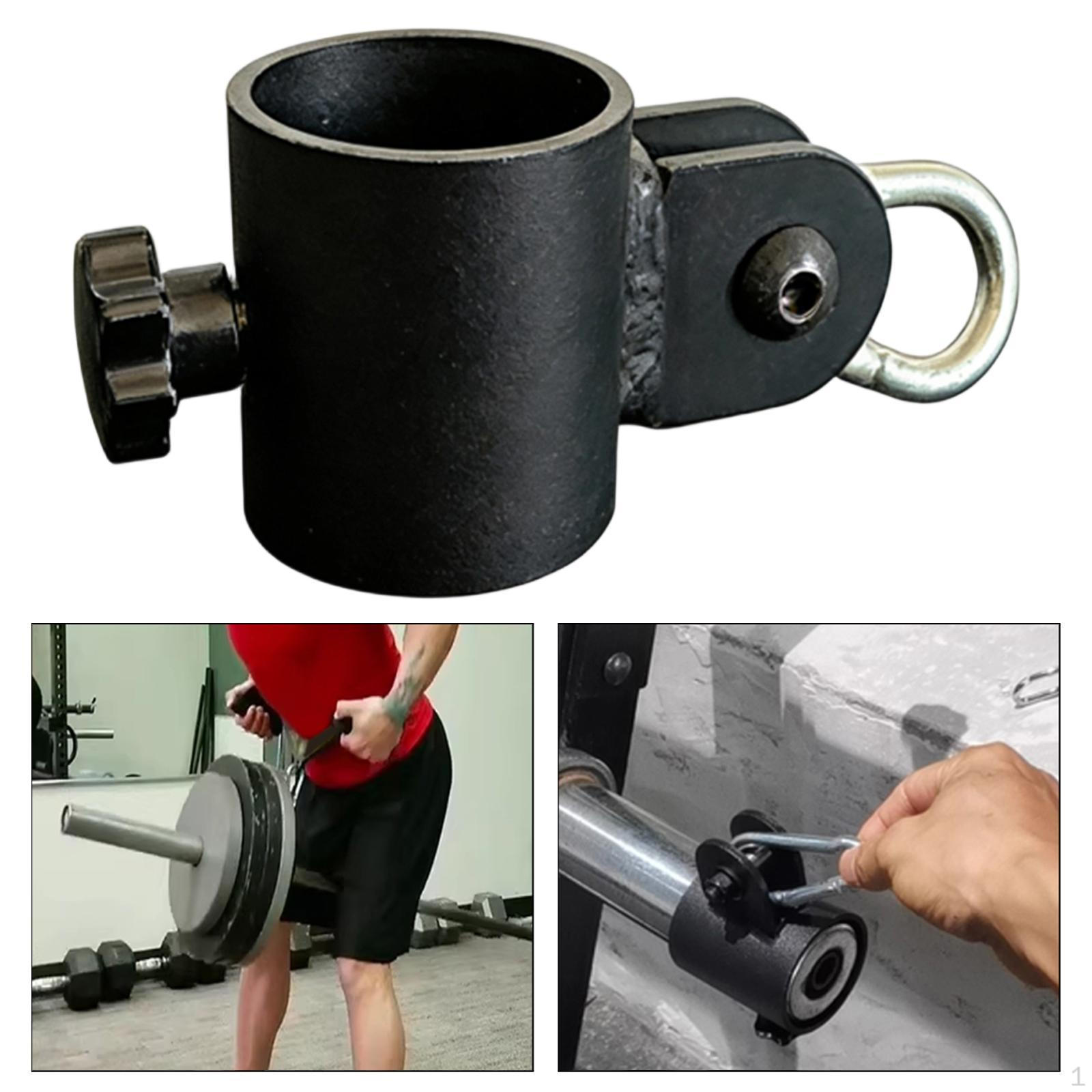T Bars Row Attachment Swivel Eyelet Handle Core Muscles Portable Gym Post Insert Bent over Landmine