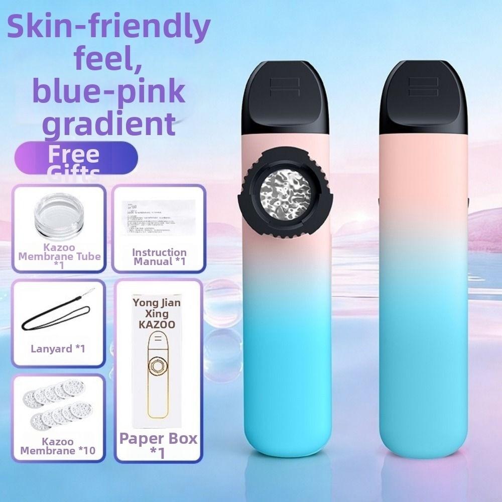 Easy To Learn Kazoo Flute Gradient Color Mouth Flute Accompaniment Kazoo Music Lover