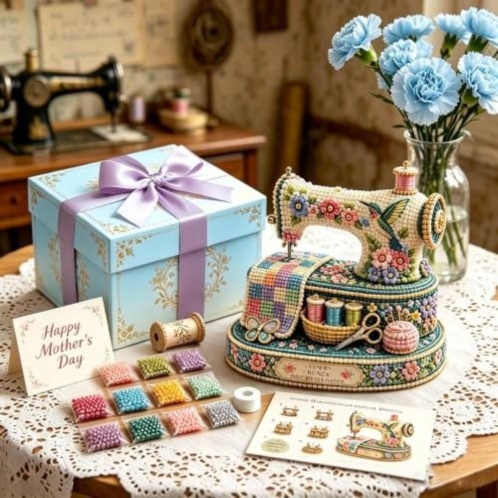 3D Beaded Beaded DIY Kit Spring Hummingbird Design Collector Edition Keepsake for Adults