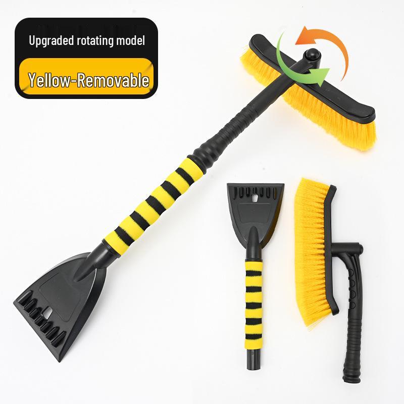 Large Multi-function Car Snow Shovel and Window Scraper with Brush - Winter Defrosting Tool