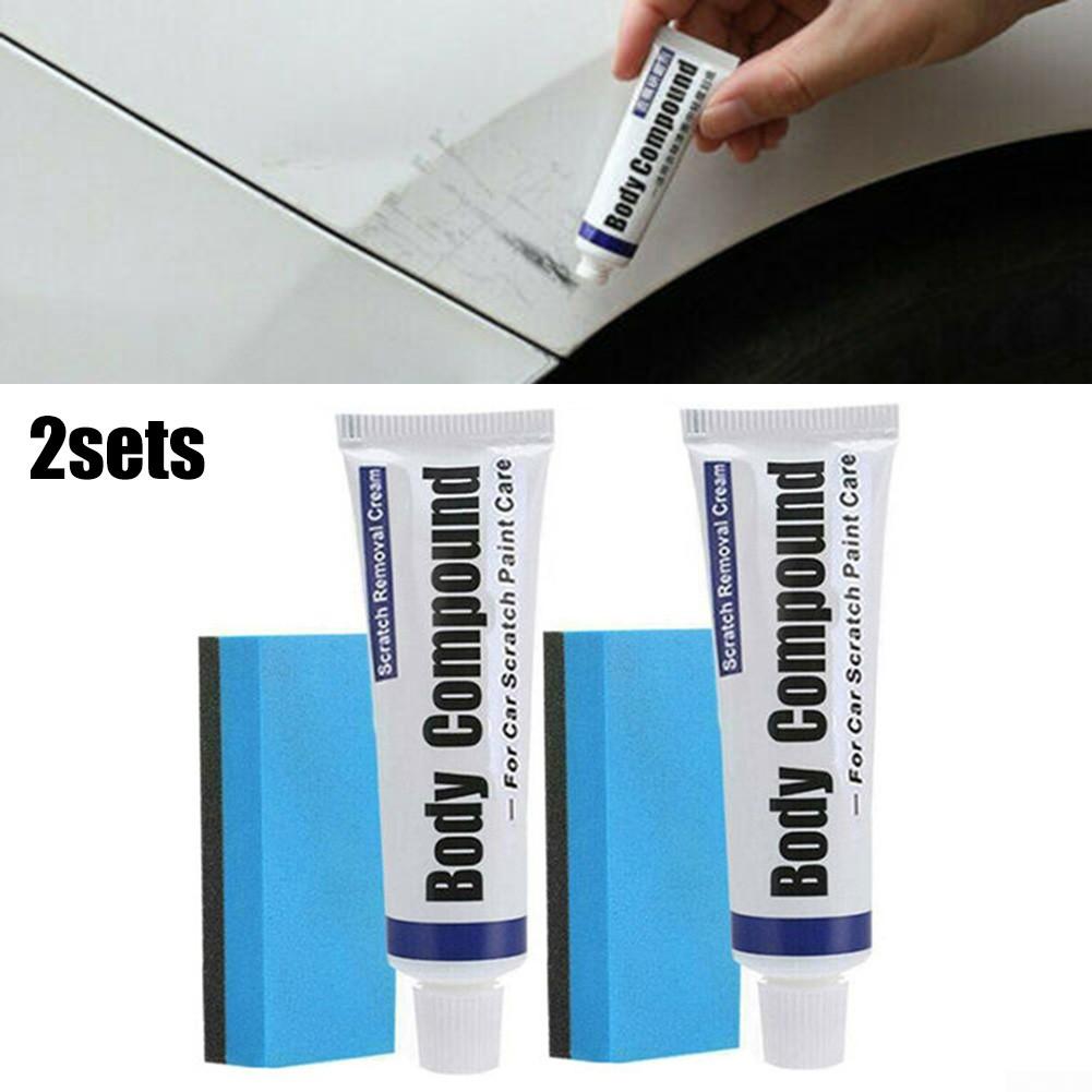 2Set Scratch Repair Kit Pasta na karosérii Leštění automobilů