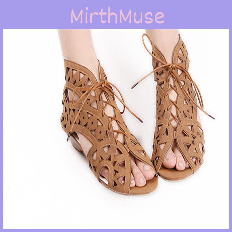 Premium Quality 2018 New Fashion Roman Hole Flat Sandals For Women In Versatile Sizes