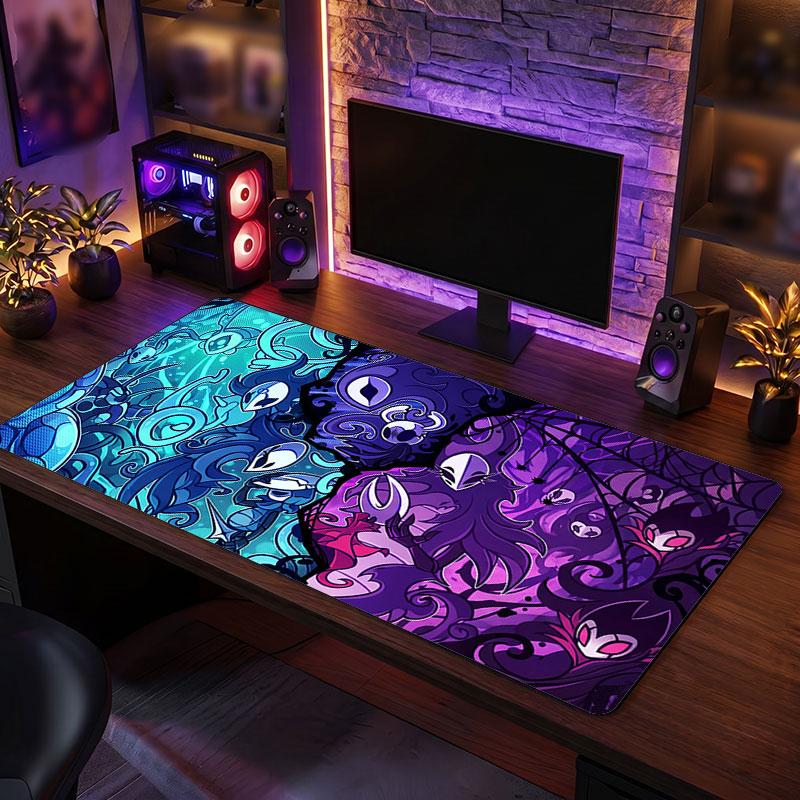 Big Mouse PadHollow Knight Extended Soft Desk Mat Gaming Office Computer Table Decor Mat