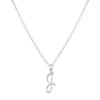 Elegant 26-Letter Uppercase Pendant Necklace: Simple and Fashionable European-American Clavicle Chain with Niche Design
