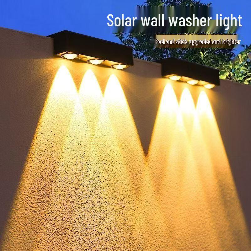 Waterproof Solar Wall Light - Outdoor Courtyard & Garden Decorative Spotlight