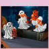Kürbis Halloween Geisterstatue mit Harz für Partydeko und Feiern Feiertag