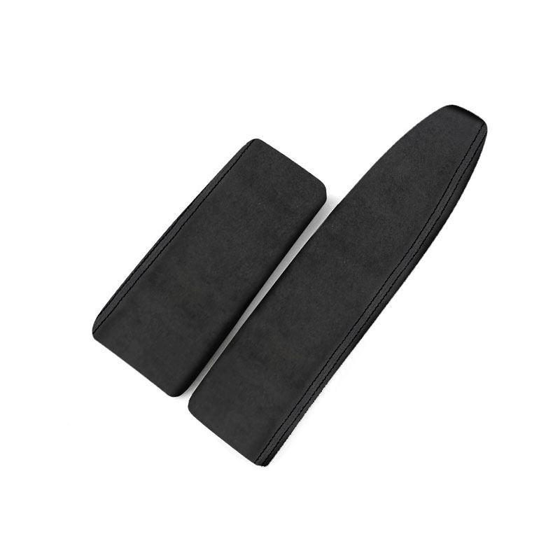 ABS + Suede Leather Car styling Center Control Armrest Box Trim Cover For Mercedes Benz C E GLK Class W204 W212 X204 2009-2013