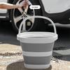 Foldable Water Bucket Essential For Fishing Camping Travel Collapsible Pail With Handle For Easy Storage Outdoor Use