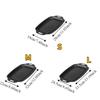 Portable Nonstick Grill Frying Pan Rectangular Large Capacity Grilled Fish Pan Deepened Double Handle Griddle Pan BBQ Stove