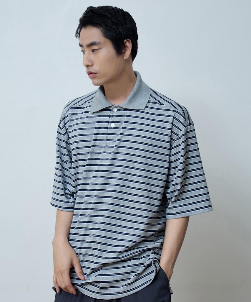 BALLUTE Brooklyn Stripe Collar Shirts