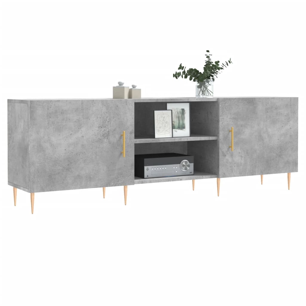 TV Cabinet, Concrete Grey, 150X30X50 Cm