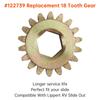 122739 Replacement 18 Tooth Spur Gear 12 DP/14.5 PA for Lippert RV Slide Out