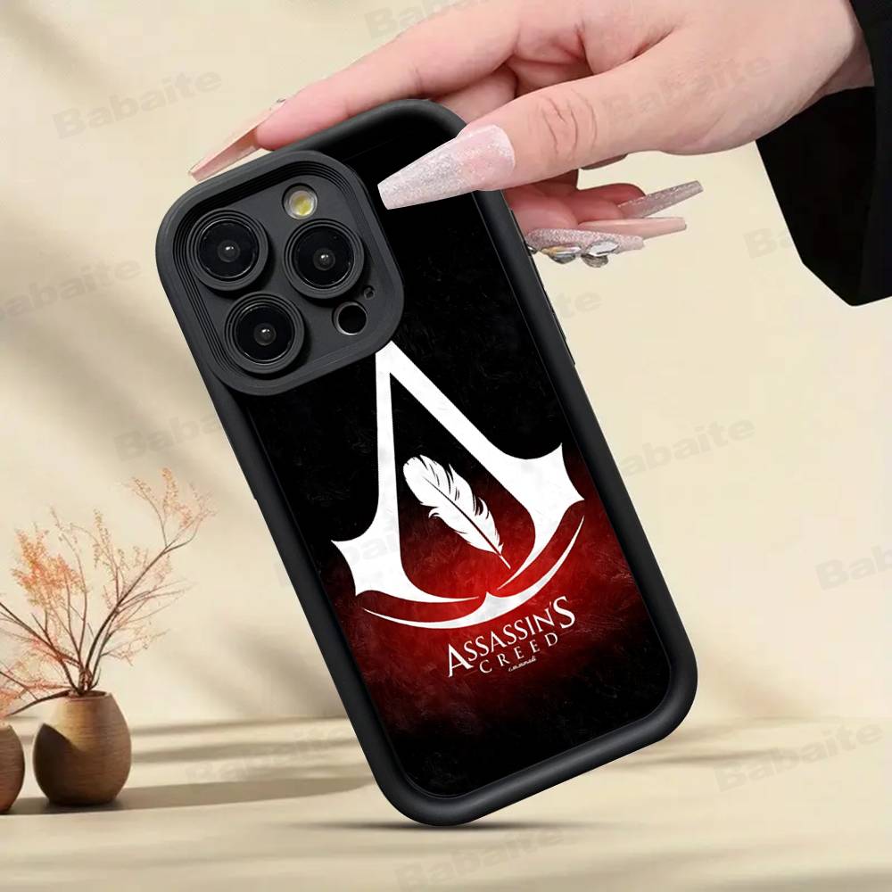 

Чехол для игрового телефона A-Assassin S -Creed для iPhone 17 16 15 14 13 12 11 Pro Max Mini Plus Мягкая задняя крышка из ТПУ iPhone 14pro max