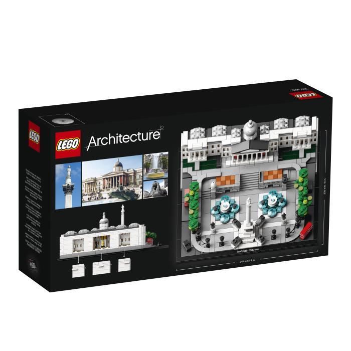 LEGO® Architecture 21045 Trafalgar Square, Loisirs Créatifs Adultes, Idée Cadeau pour Adolescent, Souvenir