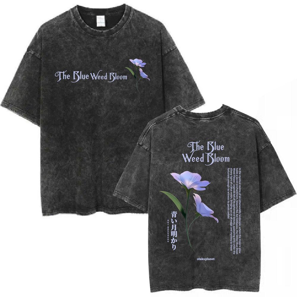 

Anime Frieren Beyond Journeys End Fern Washed Vintage T Shirt Men Women Clothing Harajuku Cotton Casual Short Sleeve Tshirts S
