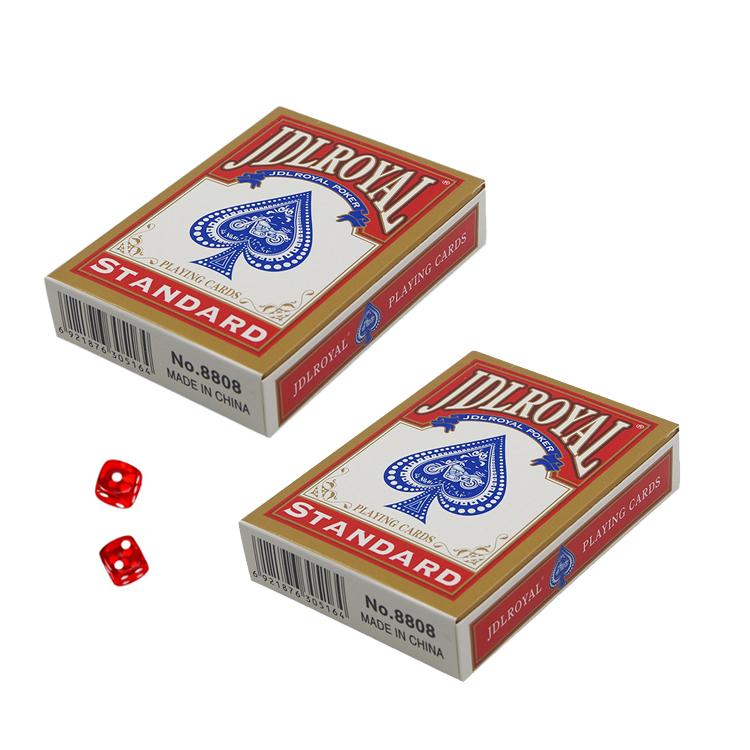 Jdlroyal Poker Red/Blue  Regular Playing Cards Standard Sealed Decks Magic Tricks Poker Playing Cards Magice Tricks