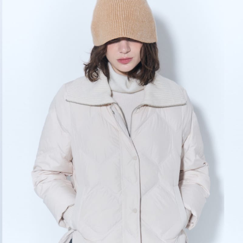 

UNIT Cashmere Knit Bucket Hat (UFJKAH493C-BEIGE) F