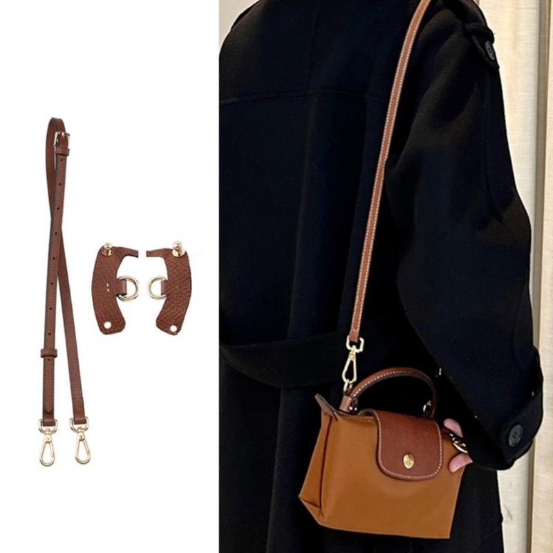 48inch Handbag Shoulder Strap Replacement PU Leather Strap for DIY Lady Purse Crossbody Bag Adjsutable Strap with Buckle