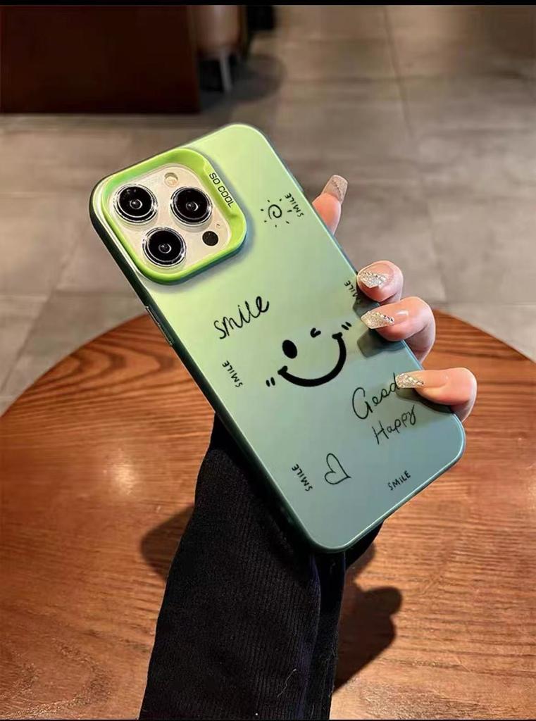 The New Fashionable Smiley Face Is Suitable for Iphone17 Mobile Phone Case Apple 15promax/14 Anti-drop 13pro16 Trend