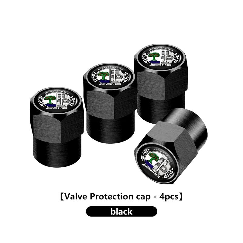 

GLC GLB 4pcs Aluminum Dustproof Protection Cap Car Wheel Tire Valve For Mercedes Benz AMG W204 W205 W203 W211 W201 W210 W108 W1