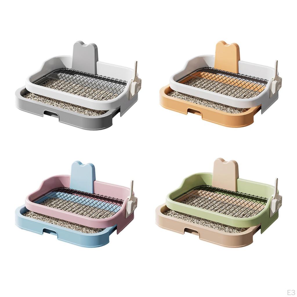 Dog Toilet Potty Tray Raised Enclosure Lightweight Puppy Pee Holder Training Pad