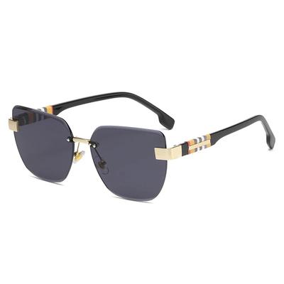Luxury Fashion Brand Designer Sunglasses Women Outdoor Cat Eye Vintage Trendy Shades Glasses Casual Party Rimless New Sunglasses