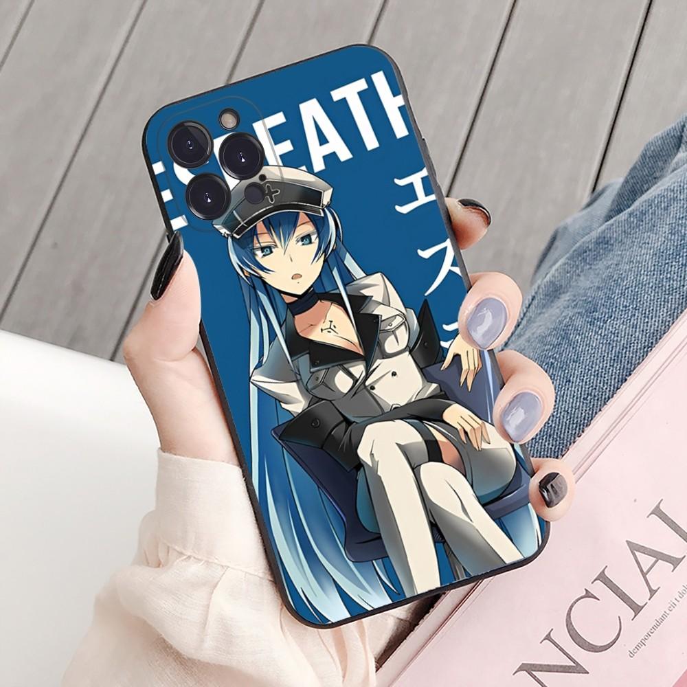 Akame Ga Kill Esdeath Phone Case For iPhone 15 14 11 12 13 Mini Pro XS Max Cover 6 7 8 Plus X XR SE 2020 Funda Shell