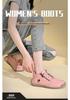 Women's 2025 Spring/Autumn High-Top Leather Martin Boots – Soft Sole, Trendy Casual Design for Couples