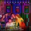 CoziTech Smart Curtain Lights, Color Changing 400 LED Curtain Lights 6.6 * 6.6 FT, RGB DIY String LED Flag Fairy Light for Backdrop Party Indoor