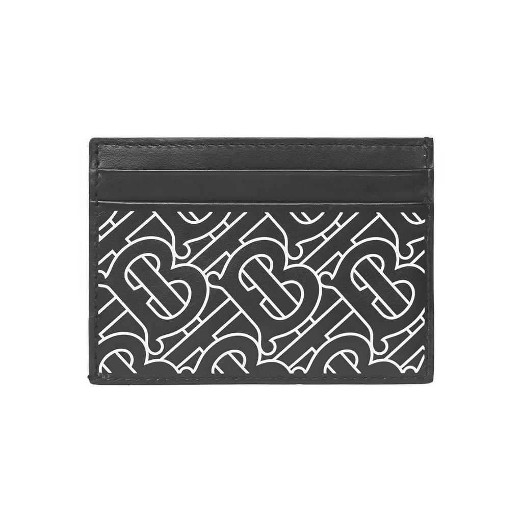 Burberry Exclusive Logo Print Quilted Leather Card Holder Men Card Holder Black 80492071