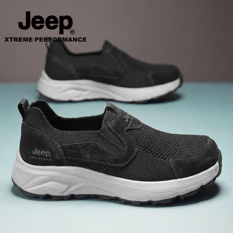 Jeep Men s Slip-On Breathable Mesh Hiking Shoes 38