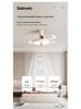 2025 Silent Luxury Ceiling Fan Light for Living Room, Bedroom, or Restaurant - Cream Style