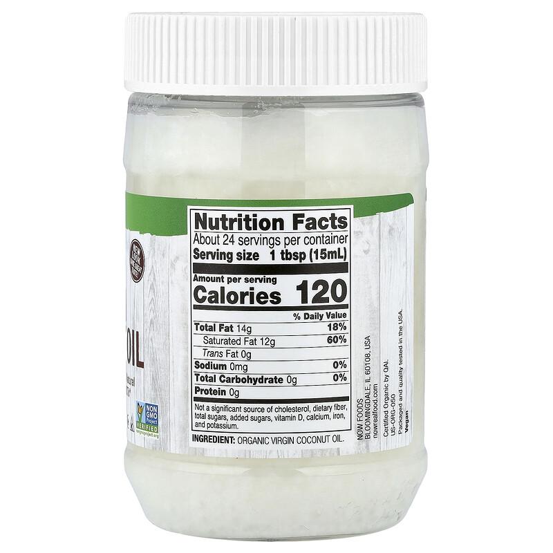 Real Food, Organic Virgin Coconut Oil, 12 fl oz (355 ml)
