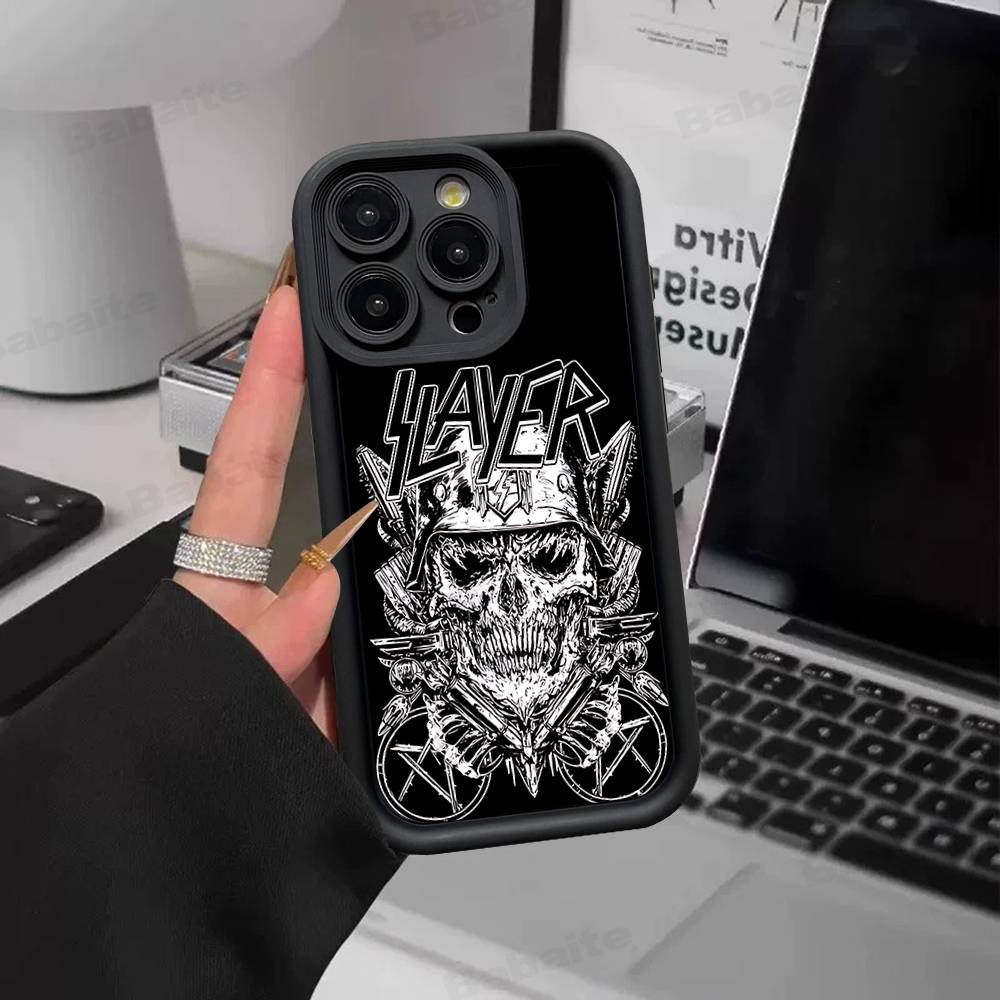 S-Slayers Band Phone Case For IPhone 17 16 15 14 13 12 11 Pro Max Anti Drop Soft Cover