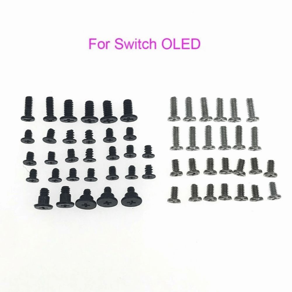 Full Set Replacement Repair Screws Fastener Kit for Switch Lite/OLED/Joy-Con Repair Accessories