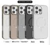 Premium Magnetische Kabellose Lade Metallrahmen Hülle für iPhone 17 Pro Max