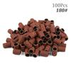 100 Pezzi Punte per Fresa Unghie Bande Abrasive Per Fresa Unghie Lima Smerigliatrice Set Per Unghie Acriliche Rimozione Gel Strumenti Pedicure HMM