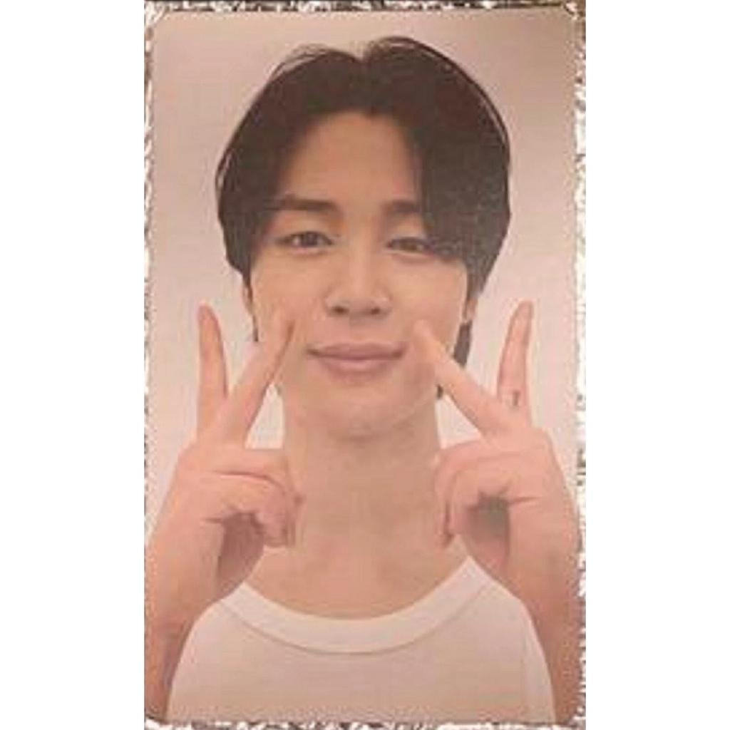 BTS JIMIN FACE OFFICIAL PHOTO CARD JPFC hologram Universal music