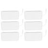 6pcs Reusable Tens Pads Non Irritating Replacement Electrode Patches for Electrotherapy